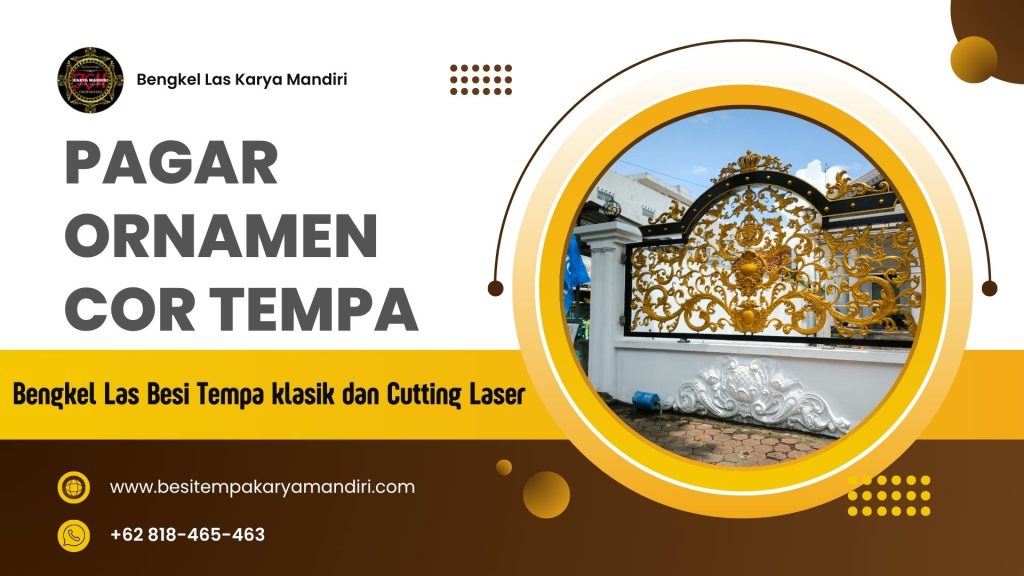 Pagar Ornamen Cor Tempa