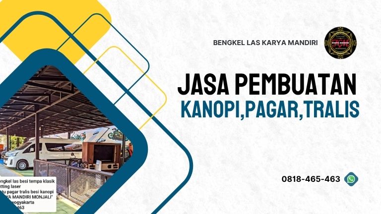 Jasa Pembuatan Kanopi Pagar Tralis